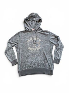 Disneyland Resort Mickey Mouse Hoodie XXL Gray Lightweight Pullover